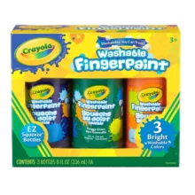 رنگ انگشتی 3 رنگ کرایولا مدل Washable کد 551311