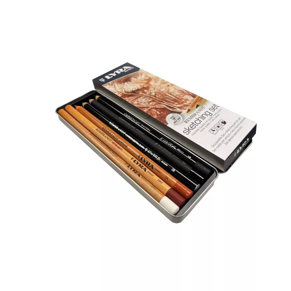 مداد طراحی لیرا مدل R-6521 کد 156275 مجموعه 6 عددی