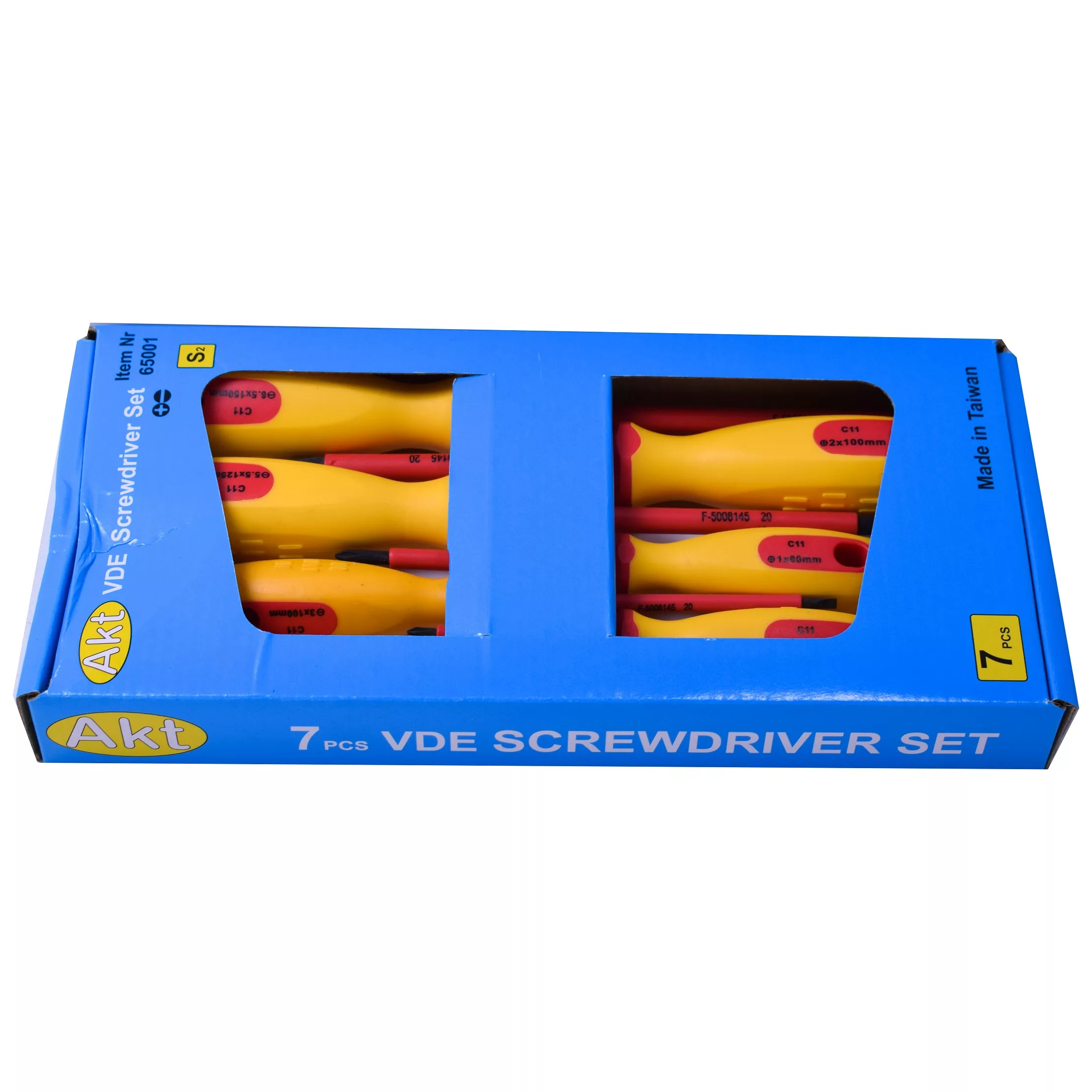 مجموعه 7 عددی پیچ گوشتی آ-کرافت مدل VDE-65001