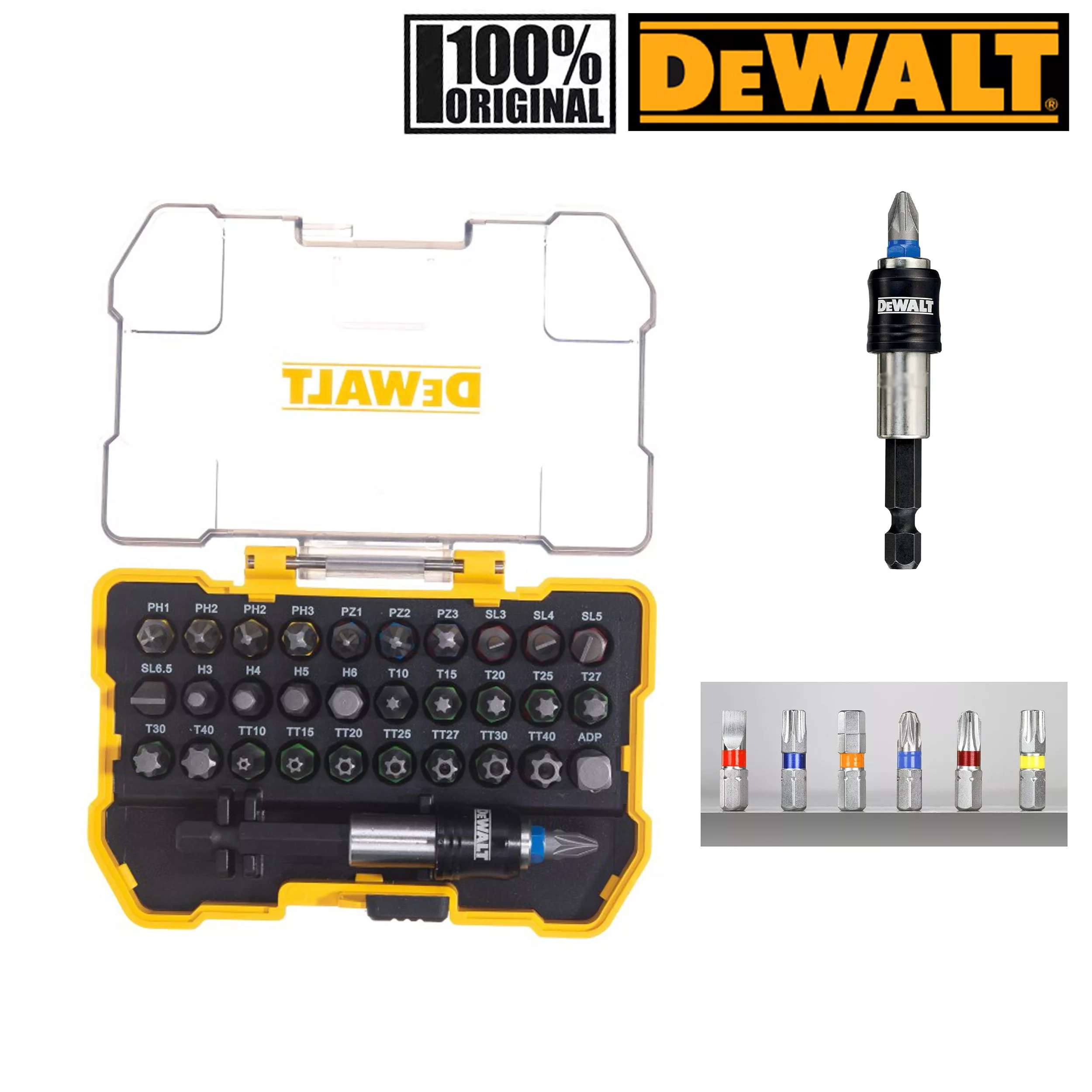 مجموعه 32 عددی سری پیچ گوشتی دیوالت مدل   DT7969-Dewalte