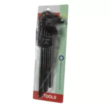 آچار آلن لایت مدل فوق بلند کد SMT-LIGHT-JAPAN--EXTRA LONG-T10-T50 مجموعه 9 عددی