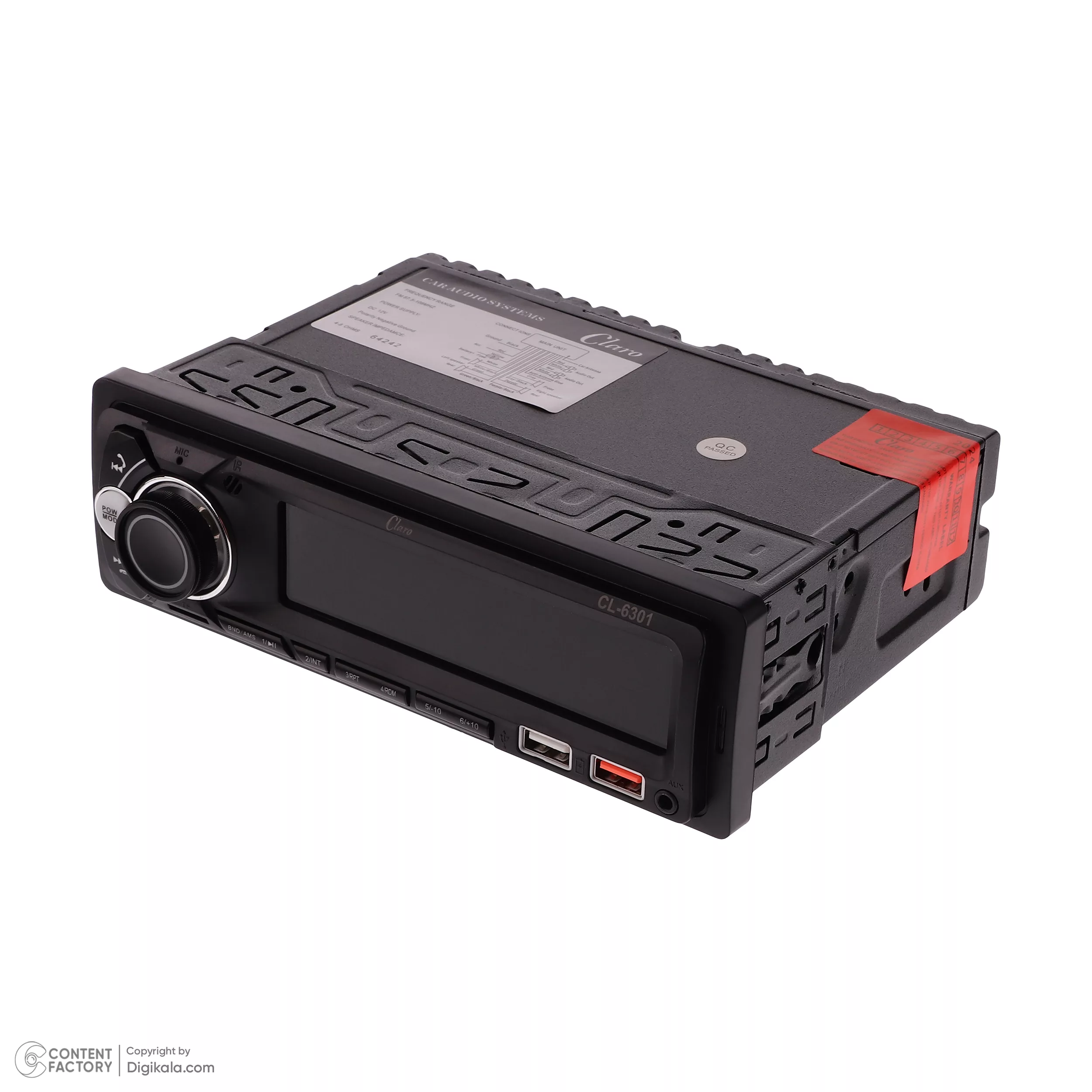 پخش کننده خودرو کلارو مدل CL-6301