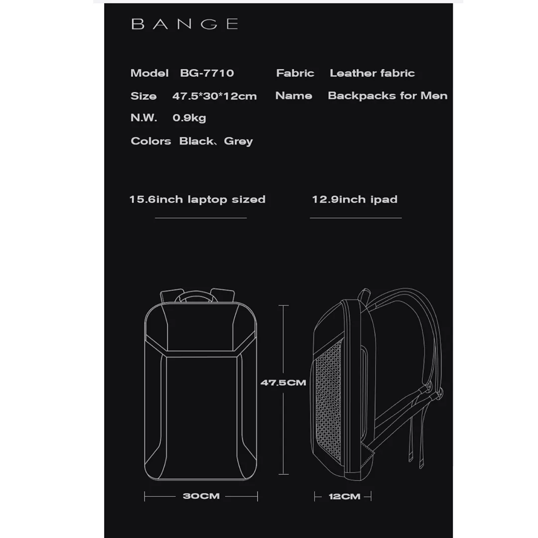 کیف لپ تاپ بنج مدل BN-7710 مناسب برای لپ تاپ تا 15.6 اینچی