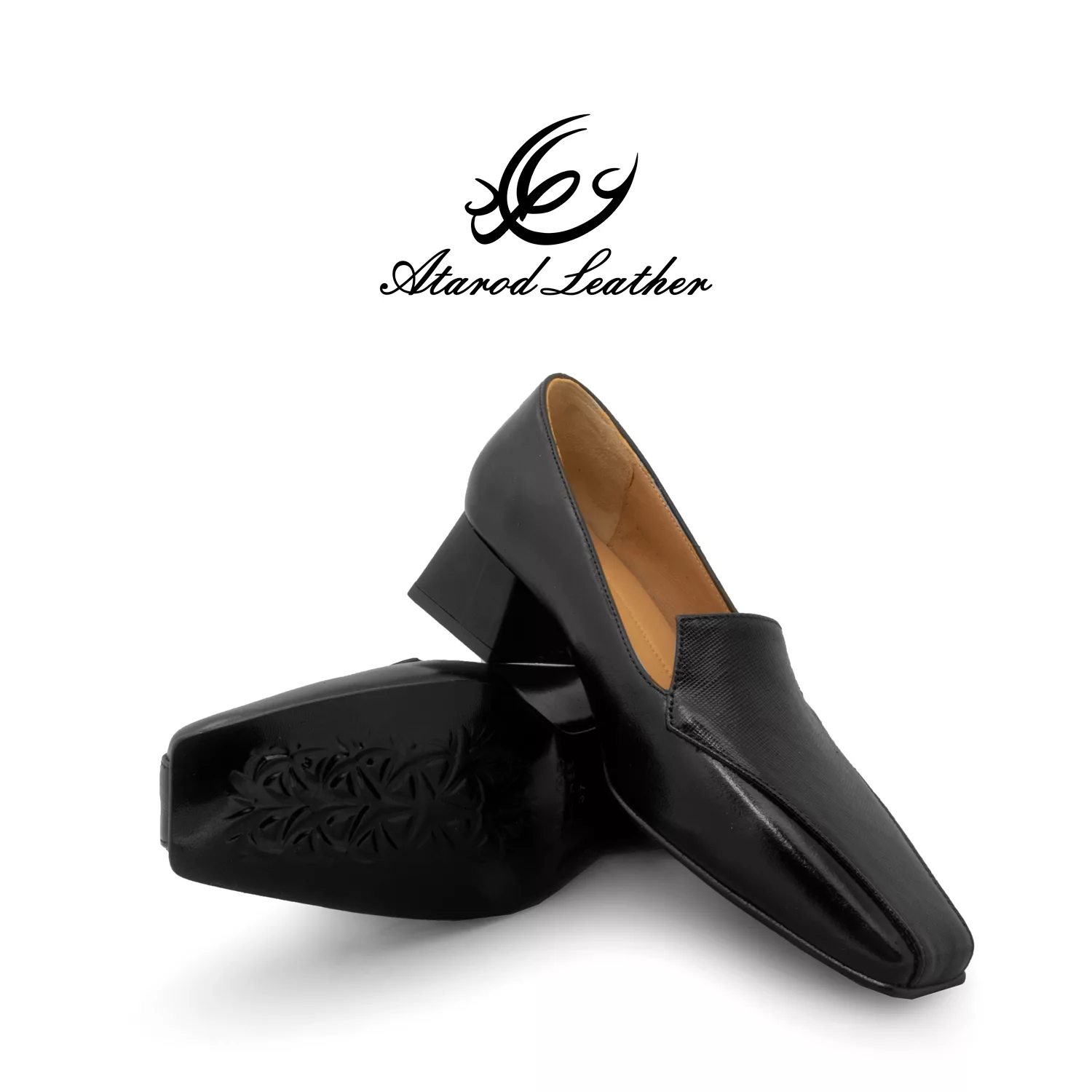 کفش زنانه چرم عطارد مدل چرم طبیعی کد SH305