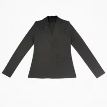 بلوز آستین بلند یقه ایستاده زنانه مدل zn6673