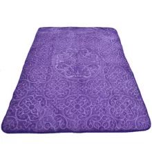 پتو گلبافت مدل گلبرجسته يك نفره سايز 160x220سانتی متر