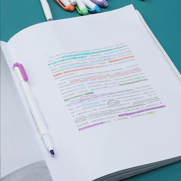 ماژیک علامت گذار مدل shiyiwen  مجموعه 15 عددی