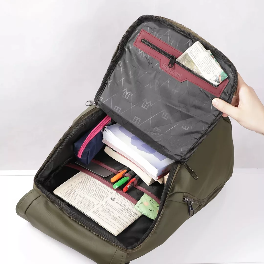 کوله پشتی لپ تاپ پرزیدنت مدل Zimmer مناسب برای لپ تاپ 15.6 اینچی