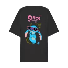 تی شرت آستین کوتاه زنانه بنیس مدل 36340202 رنگ مشکی