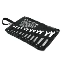 آچار یکسر تخت و یکسر رینگی کینگ استار مدل 6-22MM مجموعه 12 عددی