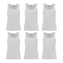 زیرپوش مردانه برهان تن پوش کد 01 بسته 6 عددی