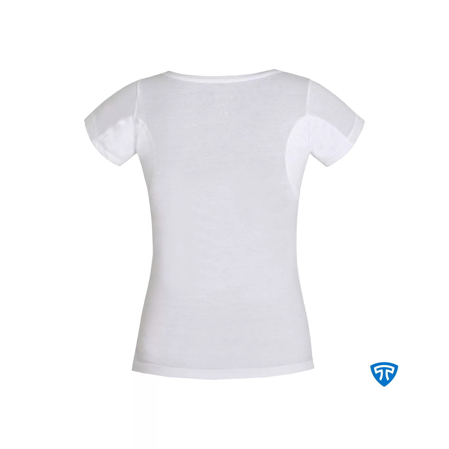 تی شرت آستین کوتاه زنانه تاپیک مدل ضد تعریق رنگ سفید