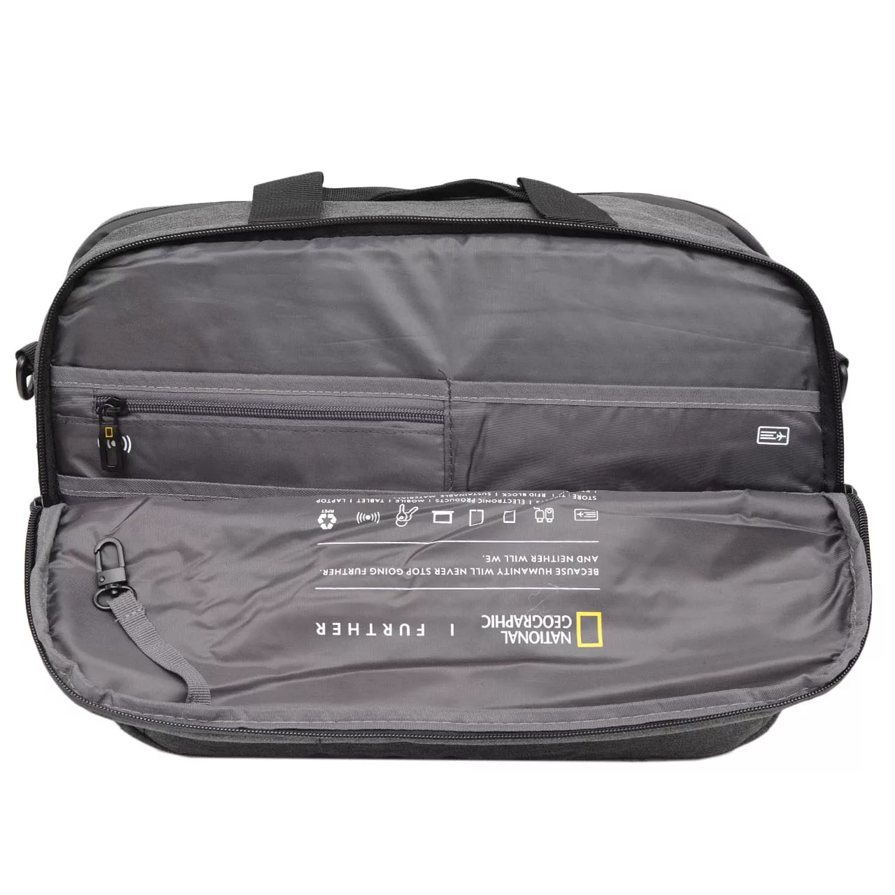 کیف لپ تاپ نشنال جئوگرافیک مدل N21107 SHADOW مناسب برای لپ تاپ 15 تا 17 اینچی