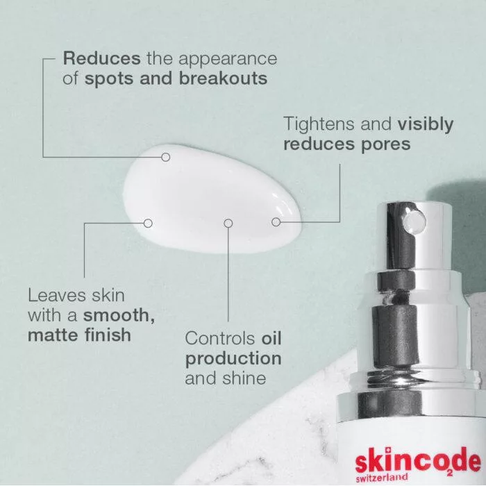 لوسیون مات کننده پوست اسکین کد مدل Mattifying Lotion حجم 50 میلی لیتر