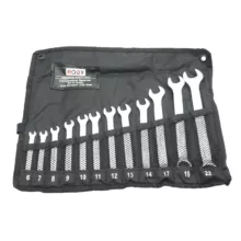 آچار یکسر تخت و یکسر رینگی روبی مدل 6-22 مجموعه 12 عددی