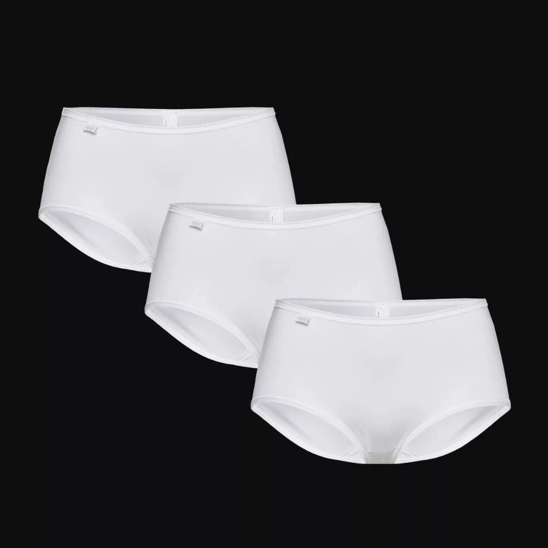 شورت زنانه اسلوگی مدل 785 رنگ سفید مجموعه 3 عددی