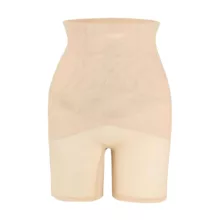 شورت گنی زنانه مدل X001Q رنگ کرم