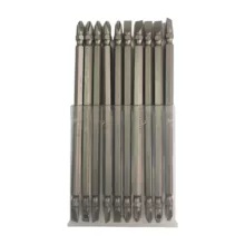 نوک پیچ گوشتی یک سر چهارسو یک سر دو سو مدل آهنربایی کد 15 بسته 10 عددی