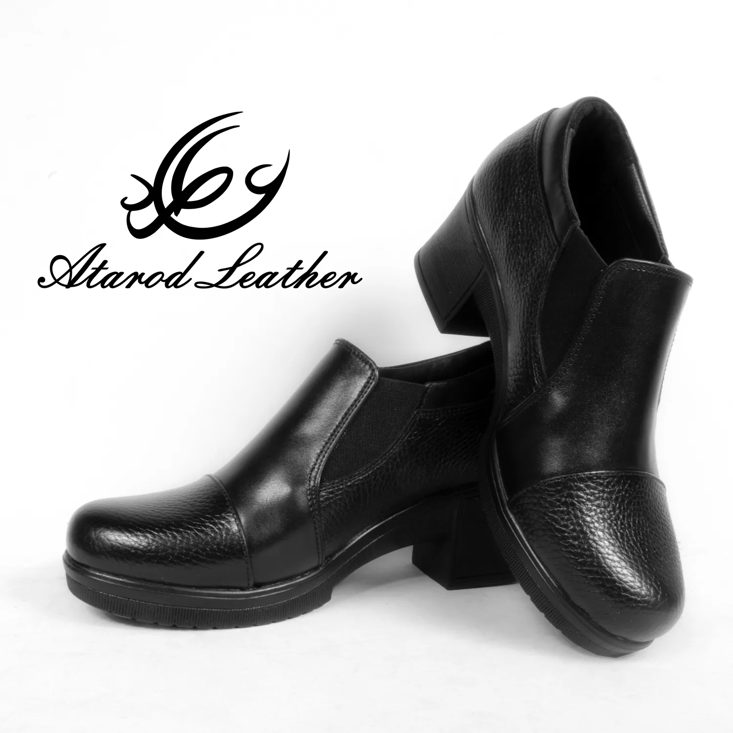 کفش زنانه چرم عطارد مدل چرم طبیعی کد SH138