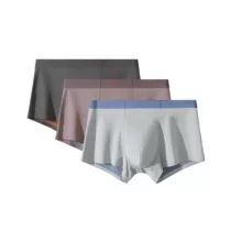 شورت پادار مردانه مدل بدون دوخت بسته 3 عددی