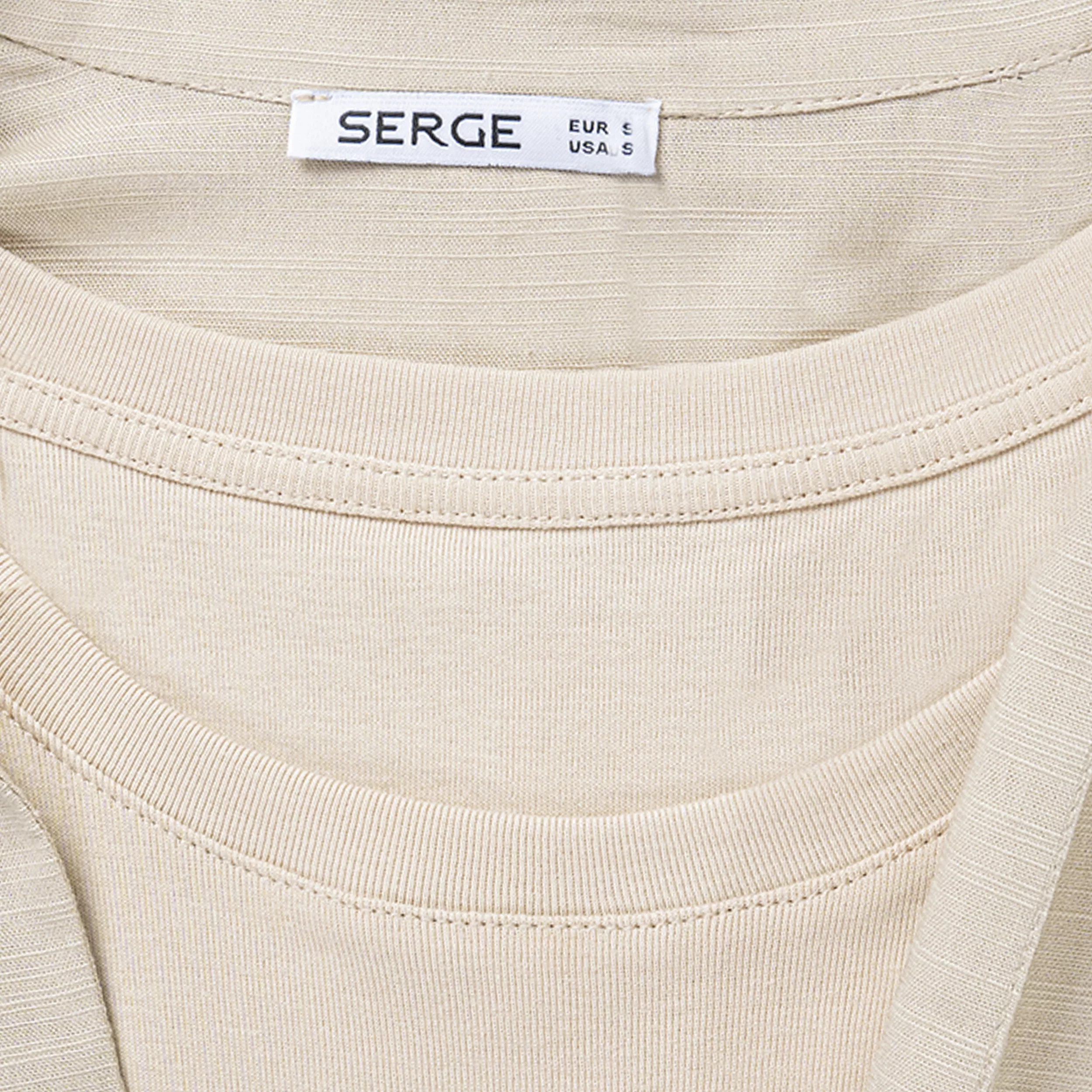 بلوز آستین بلند زنانه سرژه مدل 204646 رنگ کرم