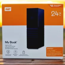 هارد اکسترنال وسترن دیجیتال مدل My Book Desktop ظرفیت 24 ترابایت دارای رابط USB Type-A 3.2