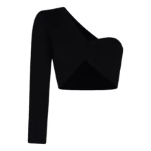 نیم تنه زنانه پپا مدل 031 رنگ مشکی