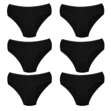 شورت زنانه ماییلدا مدل 4830 رنگ مشکی بسته شش عددی