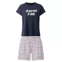 ست تی شرت و شلوارک زنانه اسمارا مدل 11206490