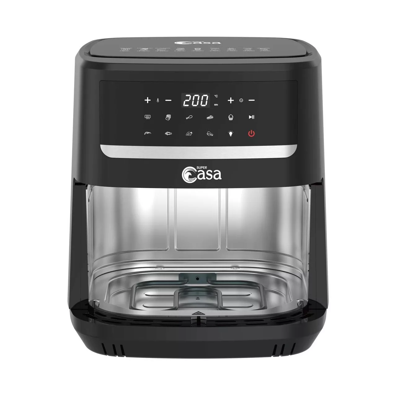 سرخ کن بدون روغن سوپر کاسا مدل دو المنته CA-8591