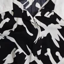 شومیز آستین بلند یقه برگردان زنانه مدل 8578 رنگ مشکی