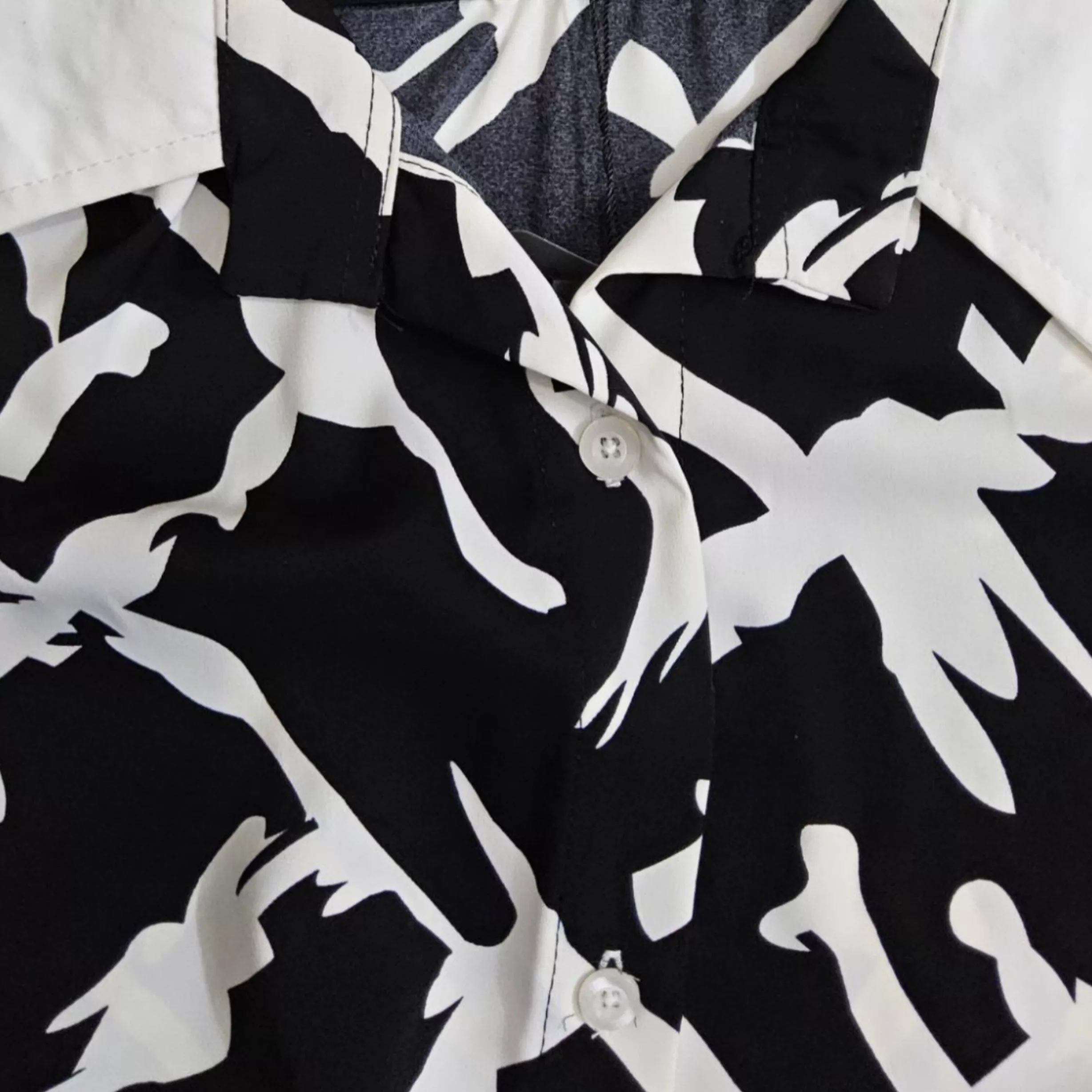 شومیز آستین بلند یقه برگردان زنانه مدل 8578 رنگ مشکی