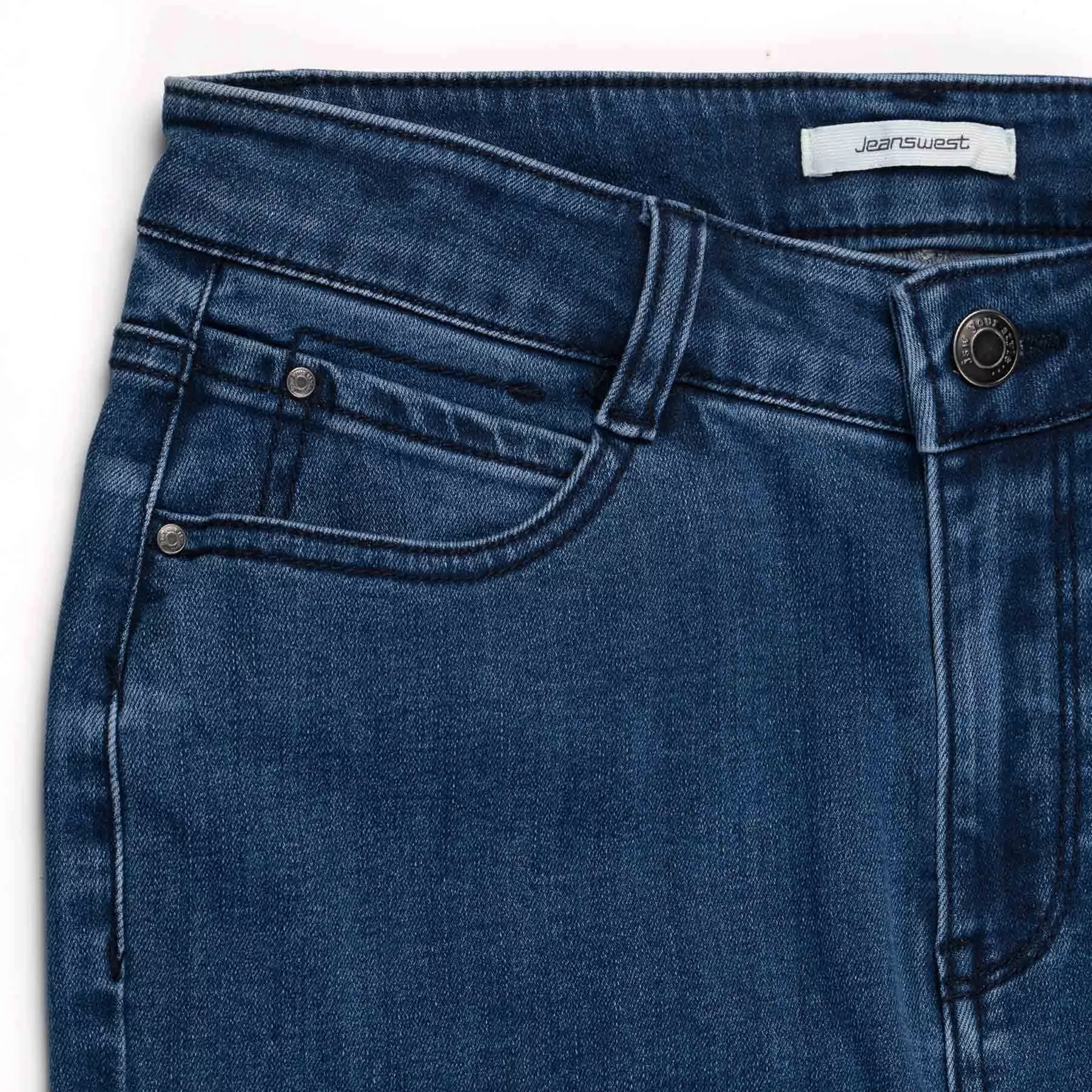 شلوار جین اسکینی زنانه جین وست کد 1221102 رنگ آبی