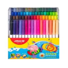 ماژیک رنگ آمیزی 64 رنگ آریا مدل طلقی کد 25