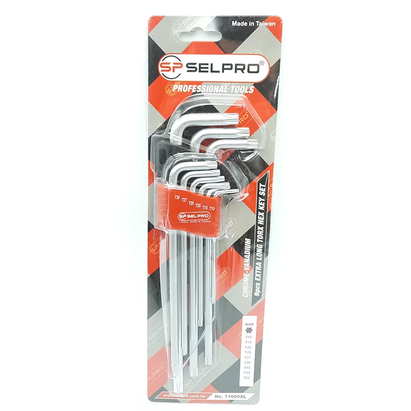 مجموعه 9 عددی آچار آلن ستاره ای سل پرو مدل 71009Xl