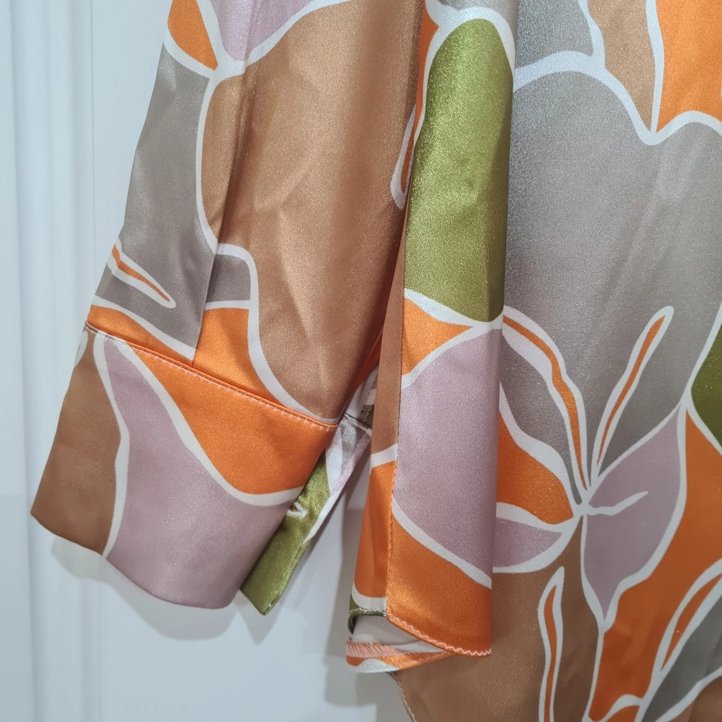 شومیز آستین بلند زنانه مدل ساتن