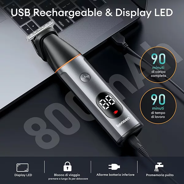 ماشین اصلاح موی بدن و صورت کینسین مدل S16