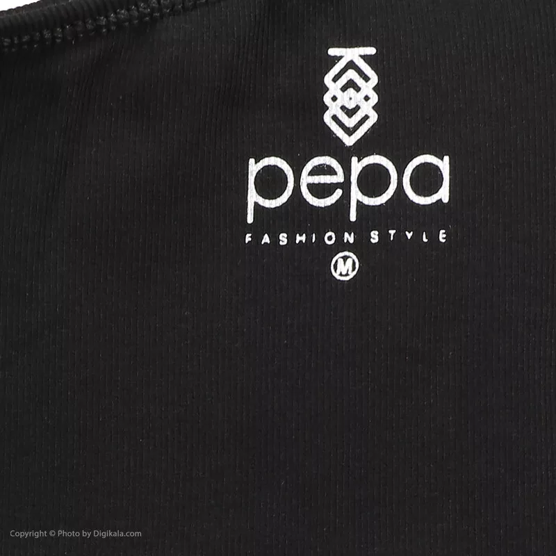 بادی زنانه پپا مدل Nevermind رنگ مشکی