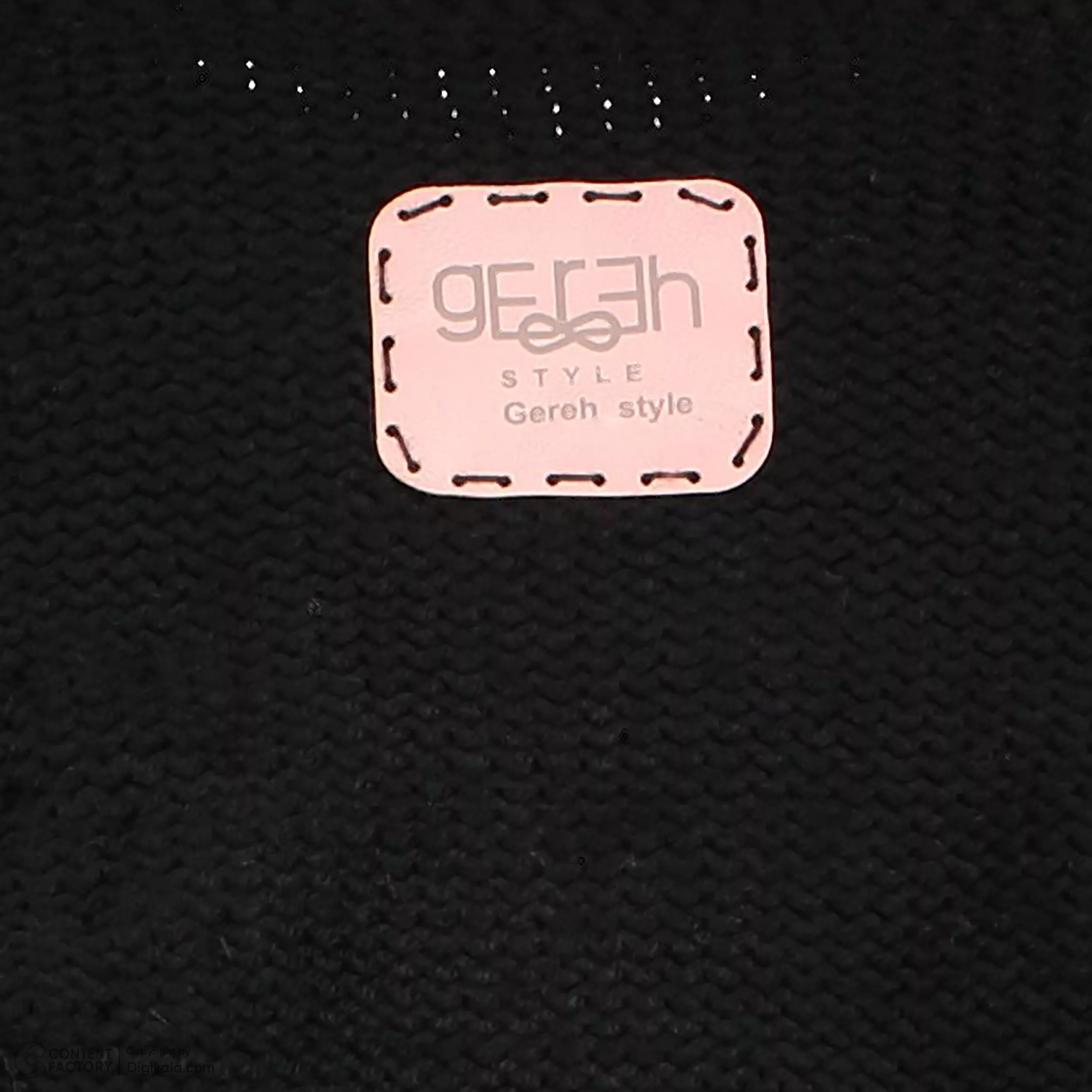 ژاکت زنانه گره استایل مدل گلدار رنگ مشکی