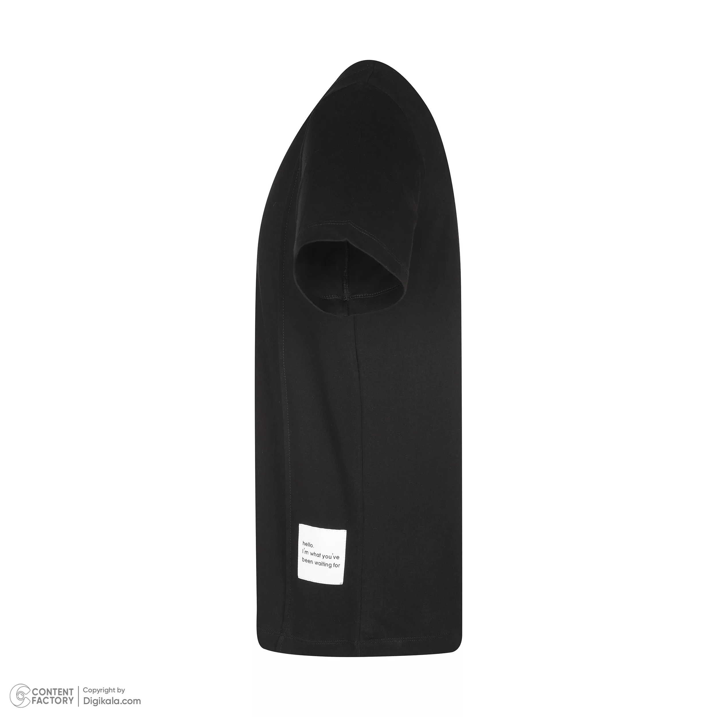 ست تی شرت و شلوارک مردانه مادر مدل 2099912 رنگ مشکی