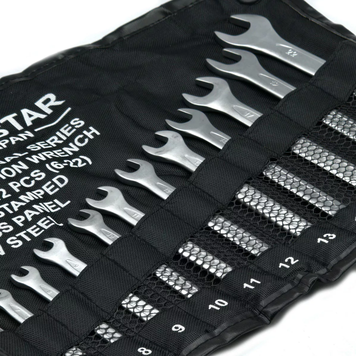 آچار یکسر تخت و یکسر رینگی کینگ استار مدل JAPAN-SET-12PCS  مجموعه 12 عددی