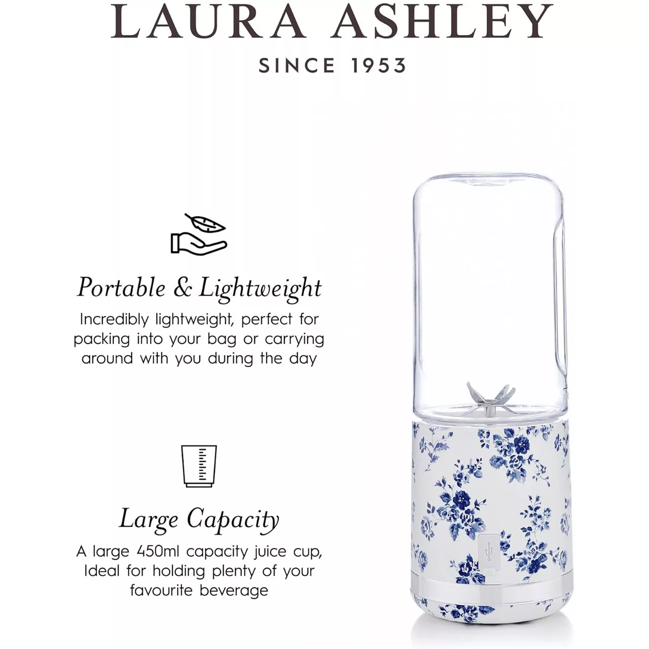 مخلوط کن لورا اشلی مدل QSBBD614LACR