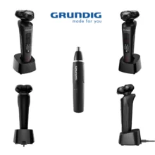 ماشین اصلاح موی صورت شارژی گروندیگ مدل MS 9130 به همراه مو زن گوش و بینی گروندیگ مدل MT 3810