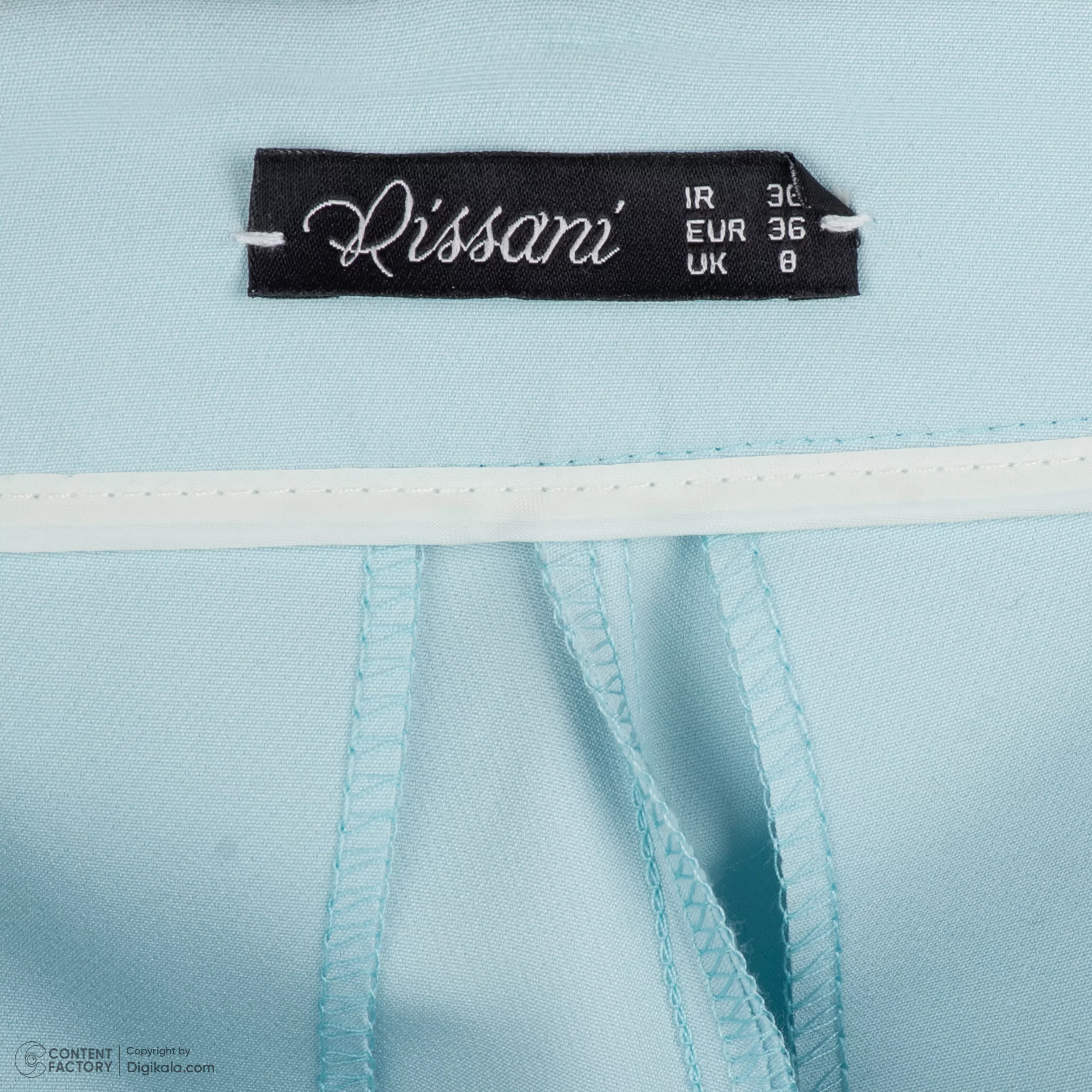 شلوار زنانه ریسانی مدل 6063 رنگ آبی روشن