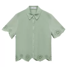 شومیز آستین کوتاه زنانه مانگو مدل 77064017