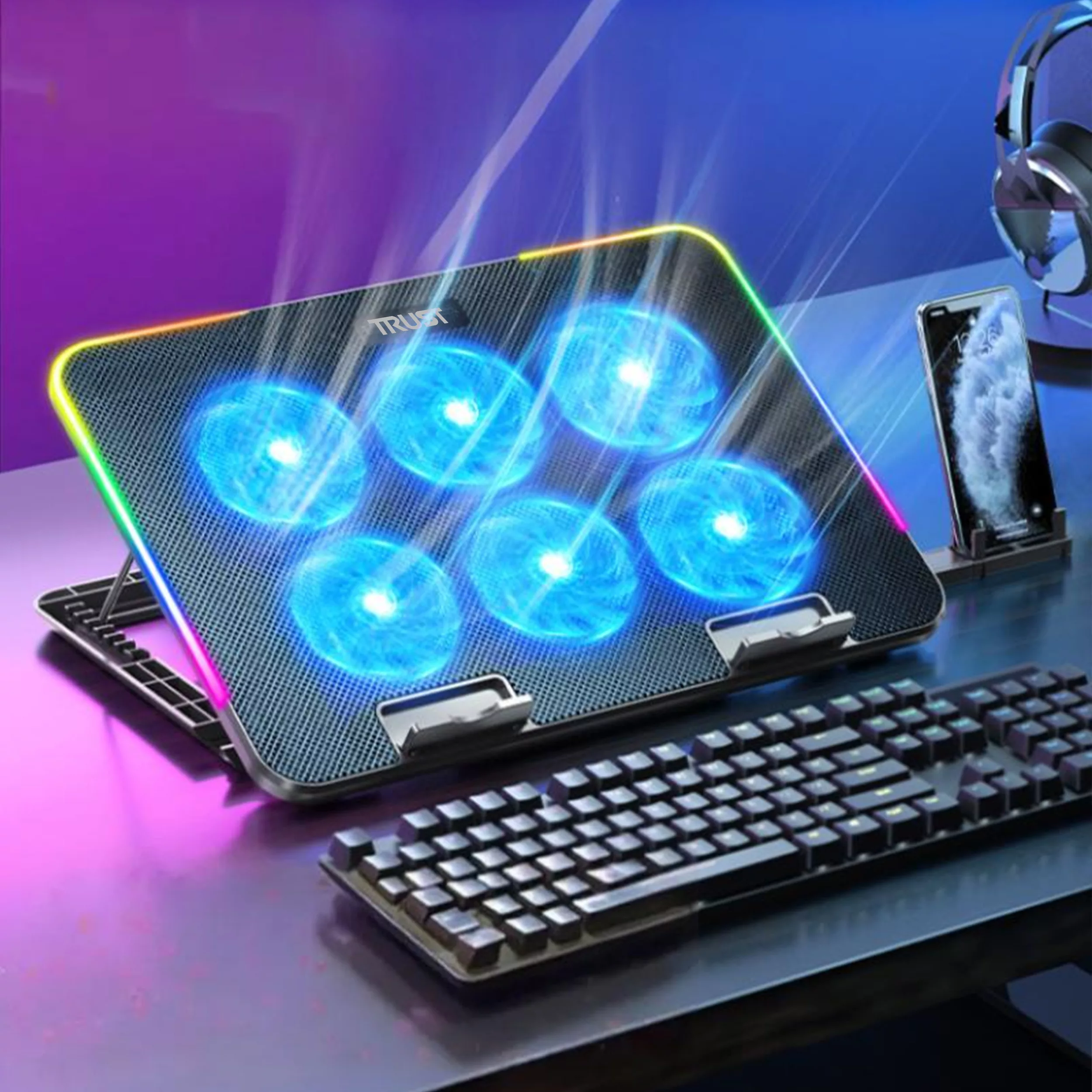 پایه خنک کننده  لپ تاپ تراست مدل Tpad 3 plus