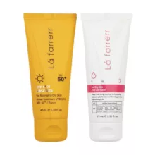 کرم آبرسان لافارر مدل 03 حجم 75 میلی لیتر به همراه کرم ضدآفتاب خشک مدل 50 حجم 40 میلی لیتر