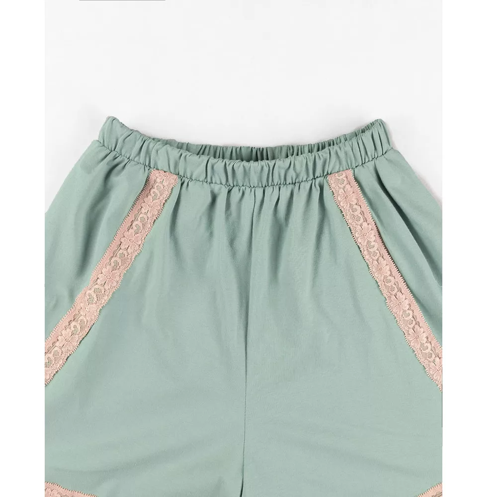 ست تی شرت و شلوارک زنانه مدل SB-SS-3429