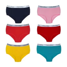 شورت زنانه مدل کش بزرگ بسته 6 عددی