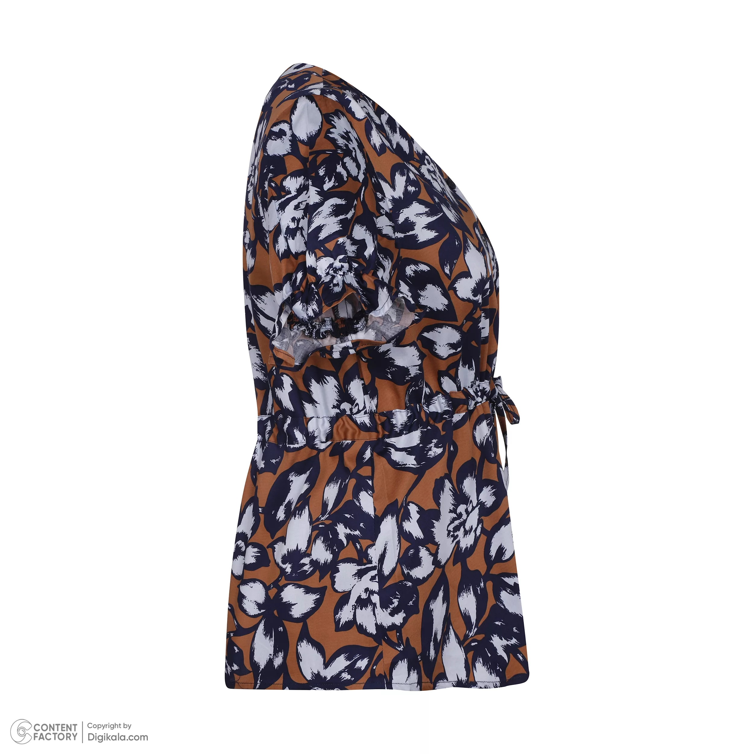 شومیز آستین کوتاه زنانه برنس مدل 01892840242415054432